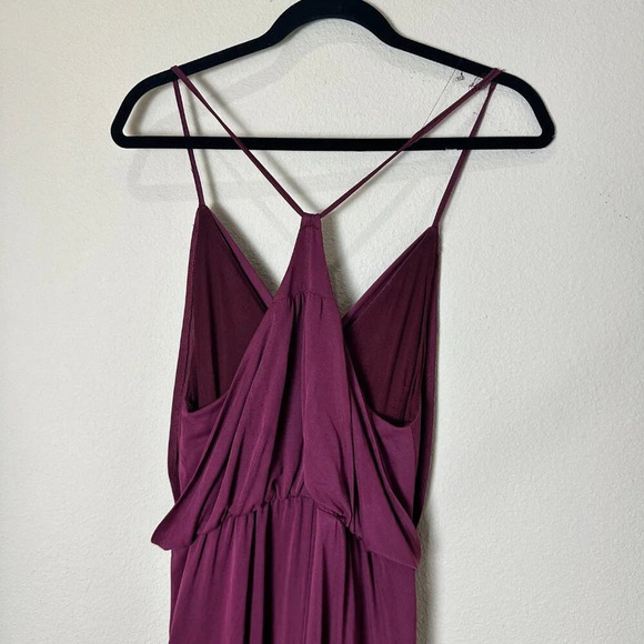 LAJU Los Angeles Halter Back Tie Front Mesh Pantsuit Jumpsuit Onesie size Medium - Picture 8 of 10